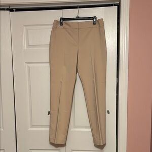 Ann Taylor Tan Cropped Ankle Pants
